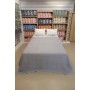 ETEHOMETEX ÇİFT KİŞİLİK %100 PAMUK HAVUZLU PİKE TAKIMI GRİ 8696474232090